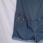 Times Two NWT Dark Wash Denim Super Soft Stretch Over The Belly Maternity Short Size undefined Photo 1