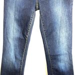 Tory Burch Dark Wash Low Rise Super Skinny Jeans Photo 4