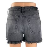 Hollister  Vintage Stretch Womens Black Ultra High Rise Denim Jeans Mom Shorts 27 Photo 2