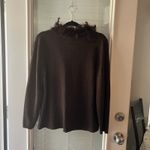 Dressbarn Women’s Skirt Suit Feather Collar 14/16 Jacket 18/ 20 Skirt Metallic Brown Photo 3