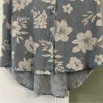 Elie Tahari Sleeveless Blue/white Floral Hi-low Button Up Pockets Tencel NWT 58$ Photo 7