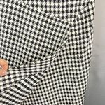 Ralph Lauren Lauren Houndstooth black white sleeveless dress 4 faux leather trim Photo 4