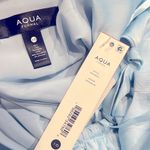 Bloomingdale’s Aqua Formal Fit & Flare Gown in Cool Blue, Size 10 New w/Tag $268 Blue Photo 5