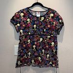 Looney Tunes Tweety Bird Scrubs Scrub Medical Top Shirt Size Medium Photo 10