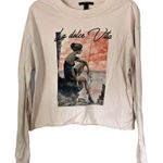 Forever 21 Vintage Style Graphic Crew Sweatshirt Long Sleeve Top Size Small Photo 0