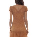 Scully New honey creek cap sleeve western wear Lace Butterscotch Tan Dress Brown Size M Photo 1