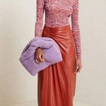 ALC Frank ALC James Printed Stretch-Mesh Turtleneck Top, Size L New w/Tag Retail $295 Photo 12