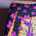 Vintage Andy Warhol Butterfly Print Scarf Photo 3