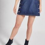 Current/Elliott Current Elliott Ballast Denim Jean Mini Skirt High Waisted Button Detail 28 Photo 1
