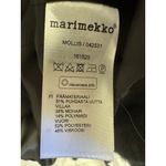 Marimekko “Mollis” Mohair Wool Blend Sack Coat Black L 12/14 Size L Photo 9