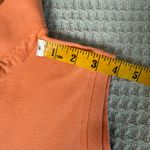 Tommy Hilfiger Vintage  Sleeveless Pique Polo Shirt Womens Medium Orange Y2K Top Photo 7