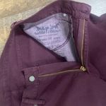 Levi's Vintage maroon Levi’s 513 Relaxed fit flared leg raw hem Photo 8