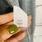 J.Crew  100% Merino Wool 100% Silk Ruffle Trim Button Cardigan Women XS Gray Photo 3