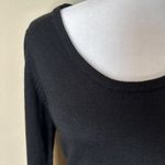 Calvin Klein  Sweater Dress with Peplum Scoop Neck Size Medium Photo 2