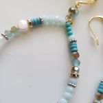 Free People New! FP Avril Stone Dangle Earrings Photo 11