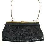Jessica McClintock Vegan Crocodile Skin Leather Clutch Photo 1