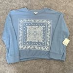 a.n.a . Cropped Lightweight Crew Neck Sweatshirt, XXL Photo 0