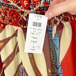 Cache  Maxi Skirt Size Medium y2k 90s Pull Over Elastic Waist Multicolored Hippie Photo 4