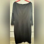 Tahari  women’s black 3/4 sleeve knee length winch dress size‎ 14 business casual Photo 1
