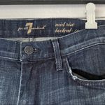 7 For All Mankind 𝅺 Mid Rise Bootcut Dark Wash 28 Photo 6