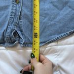 Disney Vintage 90s Pooh Eeyore Embroidered Denim Jean Blouse Tank Womens Large Photo 4