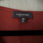 Orange Red Longsleeve Top by‎ Dress Up Boutique Business Casual Fit & Flare Red Photo 1