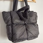 Amazon MOVING SALE Black Gray Puffer Tote Bag Photo 6