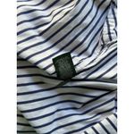 Lauren Ralph Lauren Jeans Co. Womens XL Button Up Shirt Stripe Top Blue White Photo 8