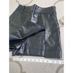 ZARA  High Waisted Faux Leather Shorts Skort Front Slit, size medium Photo 10