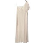 Marchesa Notte Cosenza One Shoulder Chiffon Gown Dress Women’s Size 10 Flawed Photo 5