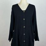 ASOS  Black Long Sleeve Shirt Dress Photo 0