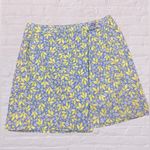 Liz Claiborne VINTAGE LIZSPORT FLORAL SKORT PASTEL BLUE GREEN SZ 8 Photo 0