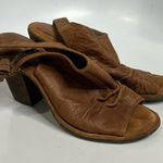 Zodiac Camila sling back heels brown leather size 9.5 Photo 0