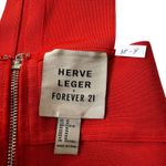 Herve Leger x Forever 21 Orange Bandage Crop Top Women's Size Medium | 38 Photo 2