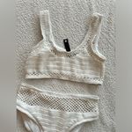 Beach Riot NWT Elliot Crochet White Bikini Set L Photo 8