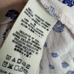 Free People NWT Flower in Her Hair Smock Tunic Top Mini Dress White Size S Photo 12