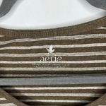 Aerie  Brown Fitted Ribbed 3/4 Sleeve T-Shirt Photo 1