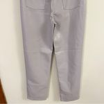 Aritzia Wilfred The Melina High Rise Vegan Leather Pants in Purple/gray size 6 Gray Photo 9