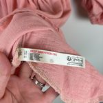 Free People For The Moment Mini Dress Women’s Small Pink Balloon Sleeves Ruched Photo 6