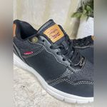 Levi's  black denim sneakers sz 2 Photo 1