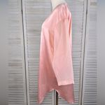 Victoria's Secret Vintage Gold Label Satin Sleep Shirt w Sheer Sleeves Pink-M/L Photo 3