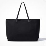 Cleobella NWT Black  Canvas Tote Bag Photo 3