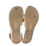 Euro soft by sofft Women's White Wedge Sandals Size 8 Photo 6