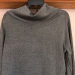 Coldwater Creek  Metallic Gray Cowl Neck Sweater. Size XL Photo 5