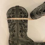 Shyanne  Tall Black Gray Leather cowgirl cowboy western boots size 8.5 Photo 8