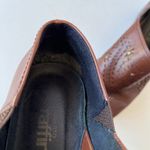 Umberto Raffini Clogs Womens Shoes 40 Brown Leather Studs Die Cut Platform Boho Size 9 Photo 12