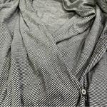 Lululemon Size 4 Radiant Long Sleeve Tonka Stripe Black Heathered Medium Grey Photo 9