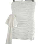 Anthropologie  Hutch Gwen Dress Ivory Size 10 Bridal‎ Bow Photo 9