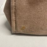 Fossil  Canvas Shoulder Handbag Tan & Brown 9X4X11 SEE DESCRIPTION Photo 5