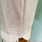 Adrienne  Gold Beige Sheer Textured Top Blouse S Photo 4